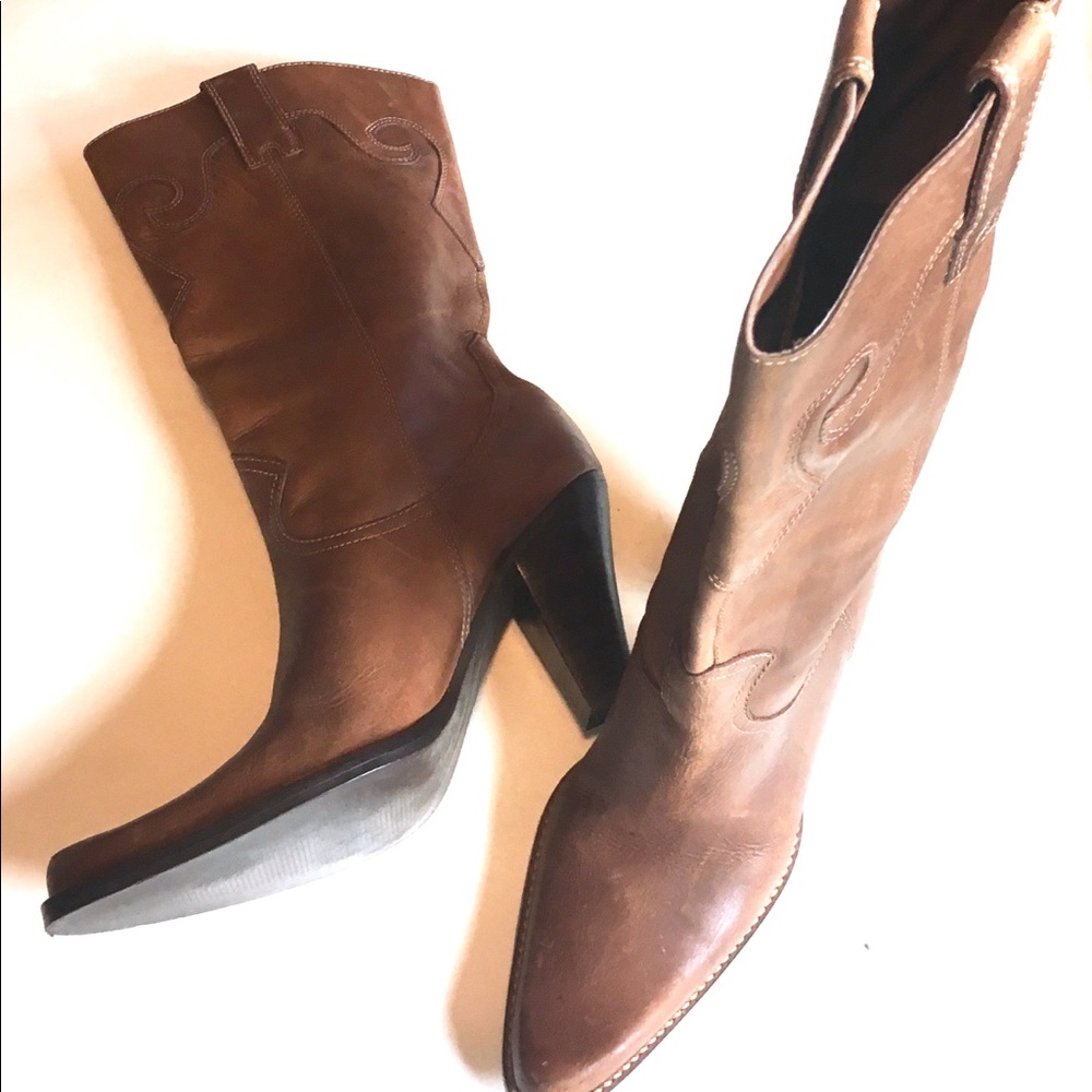 Steve Madden | Silverado Western Boots - 7M Womens - Picture 2 of 8